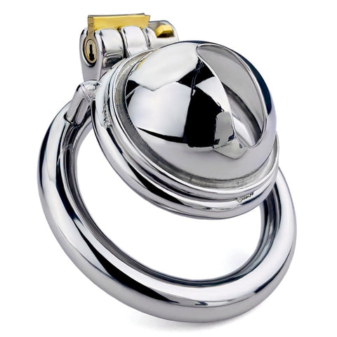 Male Chastity Device Penis Cage With Flat Ring by BDStyle - Male Chastity