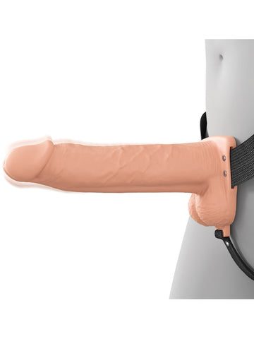 Fantasy X-Tensions Elite. Hollow Strap-On Light 8 in - Strap On Sextoys