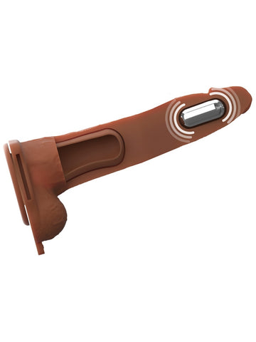 Fantasy X-Tensions Elite. Hollow Strap-On Light 8 in - Strap On Sextoys