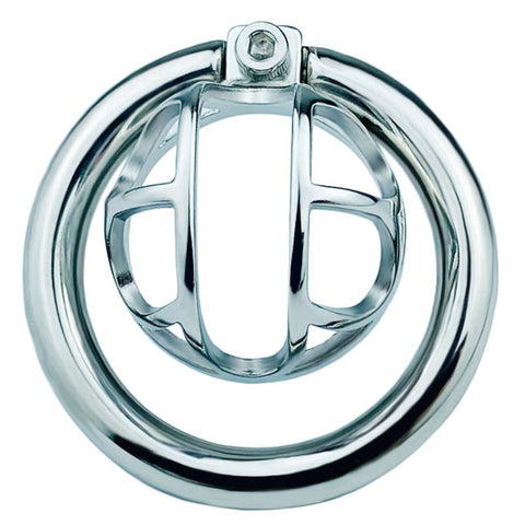 Hex Screw Steel Men's Cock Cage by BDStyle - Male Chastity