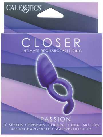 Closer Intimate Rechargeable Passion Cock Ring by CalExotics - Vibrating Cock Rings