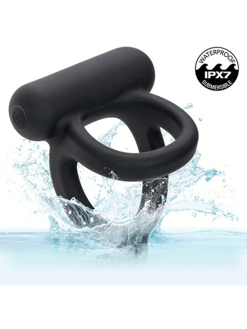 Closer Intimate Rechargeable Caress Cock Ring by CalExotics - Vibrating Cock Rings