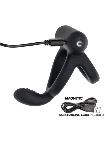 Closer Intimate Rechargeable Caress Cock Ring by CalExotics - Vibrating Cock Rings
