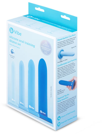 Silicone Anal Training Dilator Set by B-Vibe - Butt Plugs
