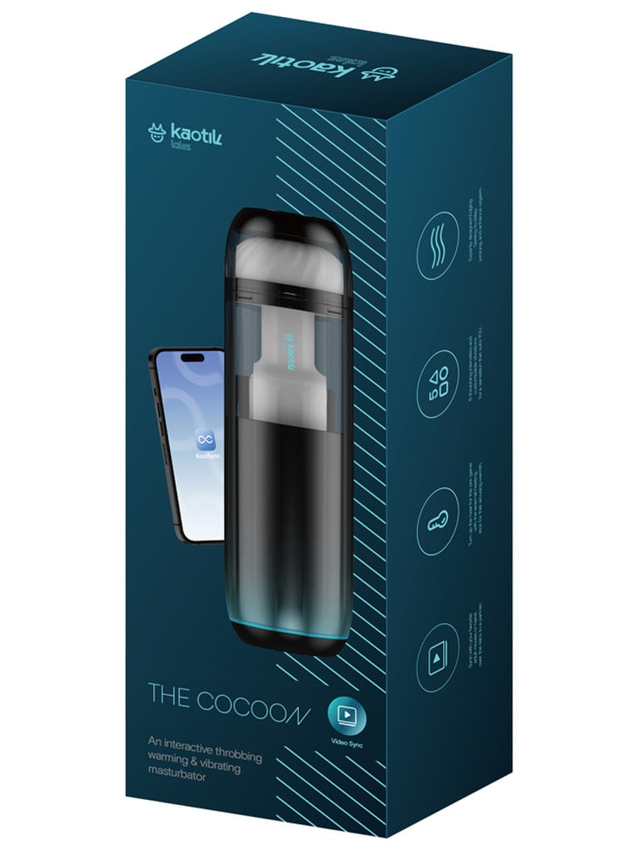 Svakom The Cocoon Warming and Vibrating Male Masturbator - Masturbators and Strokers