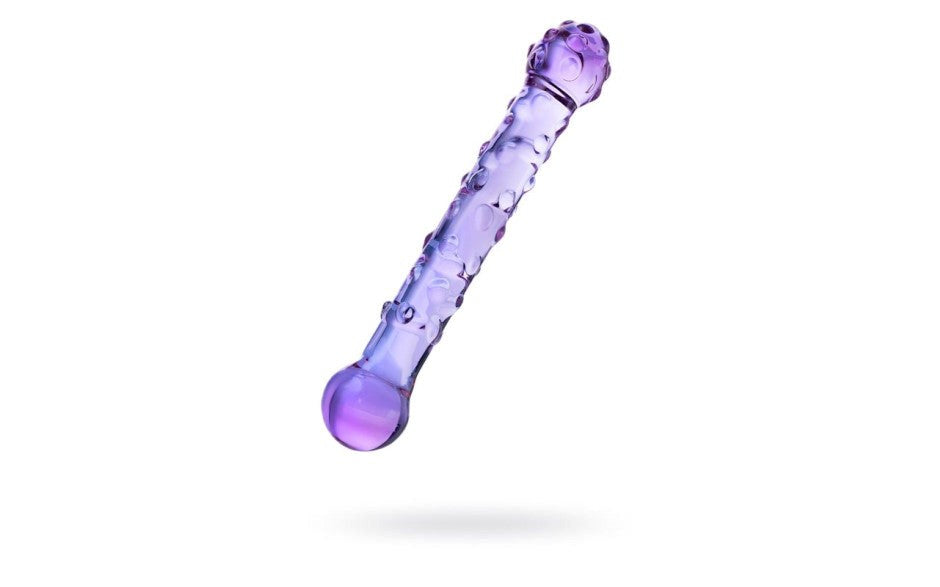 Sexus Dual Ender Glass Dildo Duo 19.6cm Pink - Glass Sex Toys