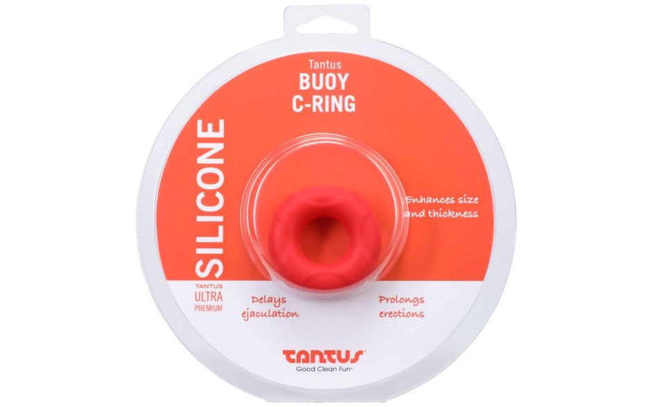 Buoy Stretchy Silicone Cock Ring by Tantus - Stretchy Cock Rings