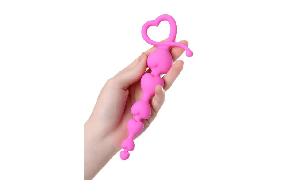 ToDo Sweety Silicone Anal Chain Pink - Anal Beads and Balls