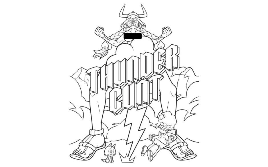 Wood Rocket Suck My Crayon Swear Word Adult Colouring Book - Party Gifts and Novelties