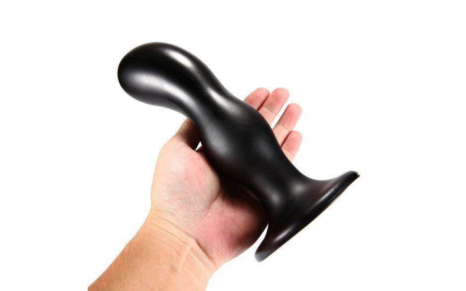 X Men Oval Head Butt Plug 20cm Black - Butt Plugs