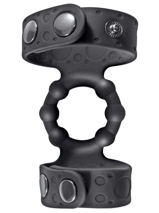 Magic Beaded Cock Ring and Adjustable Ball Straps - Ball Stretchers and Crushers