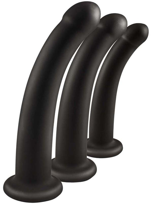 Trio Deluxe Curved Training Anal Dildo Kit by Nasstoys - Anal Dildos