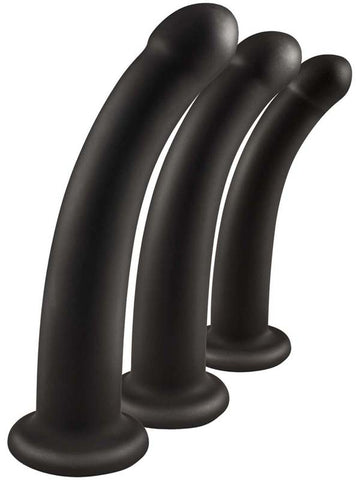 Trio Deluxe Curved Training Anal Dildo Kit by Nasstoys - Anal Dildos