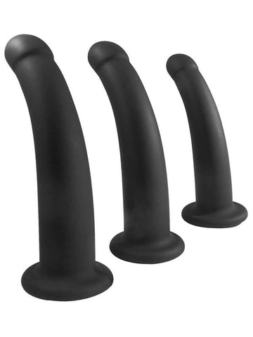 Trio Deluxe Curved Training Anal Dildo Kit by Nasstoys - Anal Dildos