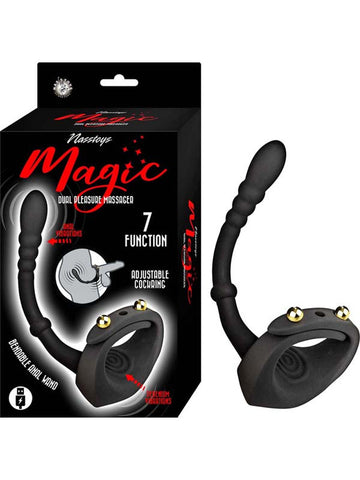 Magic Dual Pleasure Massager by Nasstoys - Vibrating Cock Rings