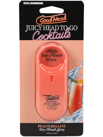 GoodHead Juicy Head Cocktails Dry Mouth Spray To-Go Lemon - Delay and Excite Sprays