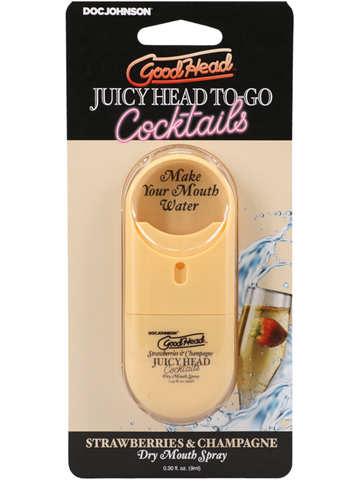 GoodHead Juicy Head Cocktails Dry Mouth Spray To-Go Lemon - Delay and Excite Sprays