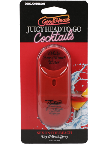 GoodHead Juicy Head Cocktails Dry Mouth Spray To-Go Lemon - Delay and Excite Sprays