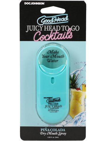 GoodHead Juicy Head Cocktails Dry Mouth Spray To-Go Lemon - Delay and Excite Sprays