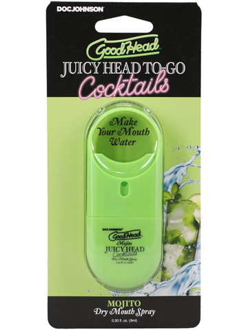 GoodHead Juicy Head Cocktails Dry Mouth Spray To-Go Lemon - Delay and Excite Sprays