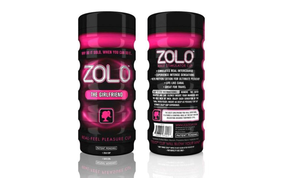 Zolo The Girlfriend Travel Size Male Stroker Cup - Masturbators and Strokers