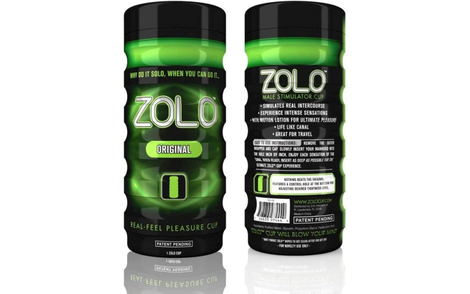 Zolo The Original Silicone Mens Masturbator Cup - Masturbators and Strokers