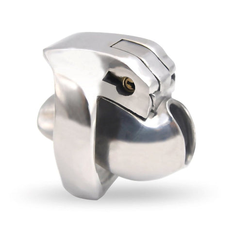 Stainless Steel Male Metal Chastity Cage HTV3 Small - Male Chastity