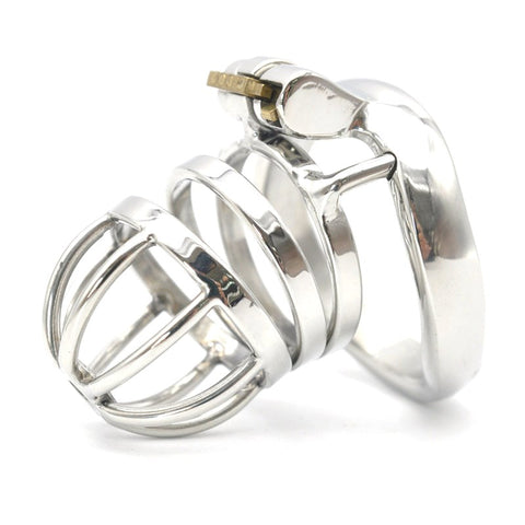 New Bent Ring Male Chastity Cock Cage by BDStyle - Male Chastity
