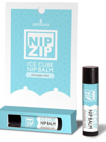 Nip Zip Ice Cube Nipple Balm Strawberry Mint Delay Spray - Delay and Excite Sprays