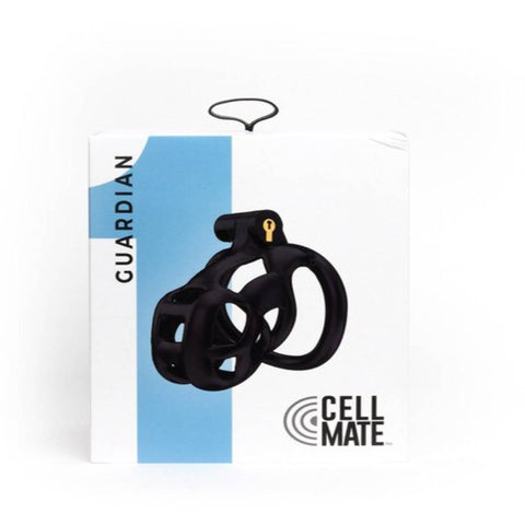 Guardian Cellmate Black Male Chastity Device - Male Chastity