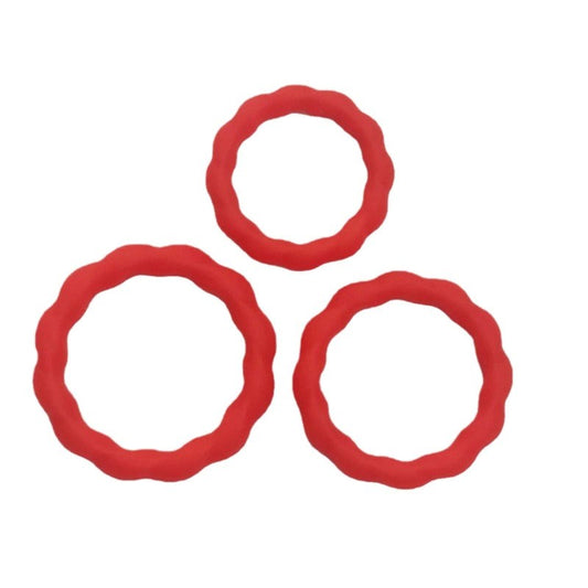 BDStyle Delay Lock Ejaculation Mens Cock Ring Set