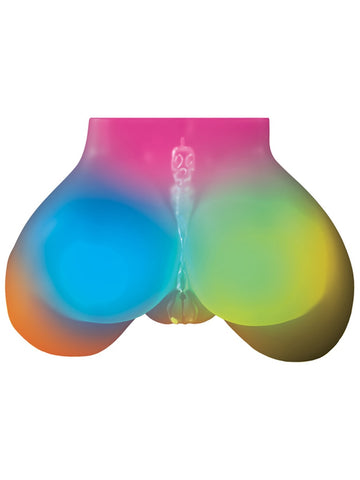 PDX Elite Go-Go Booty LED Mega Masturbator Frosted - Masturbators and Strokers