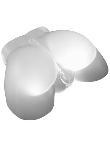 PDX Elite Go-Go Booty LED Mega Masturbator Frosted - Masturbators and Strokers