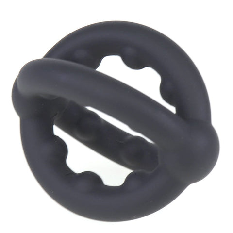 Cross Sex Delay Stretchy Silicone Cock Ring by BDStyle - Stretchy Cock Rings