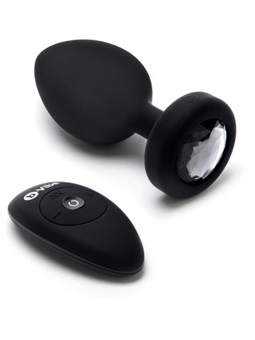 Vibrating Jewel Plug by B-Vibe - Butt Plugs