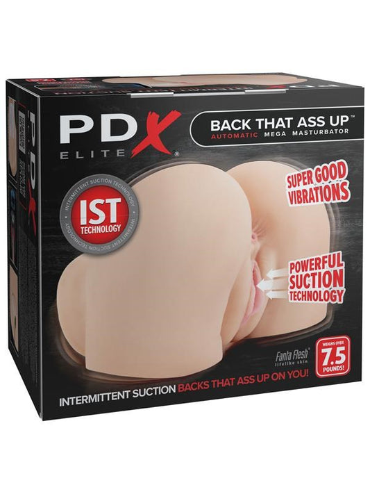 PDX Elite Back That Ass Up Automatic Mega Mens Masturbator Light