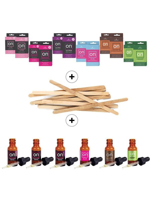 Sensuva On Arousal Oil 12 Piece Assorted Massage Oils Refill Kit