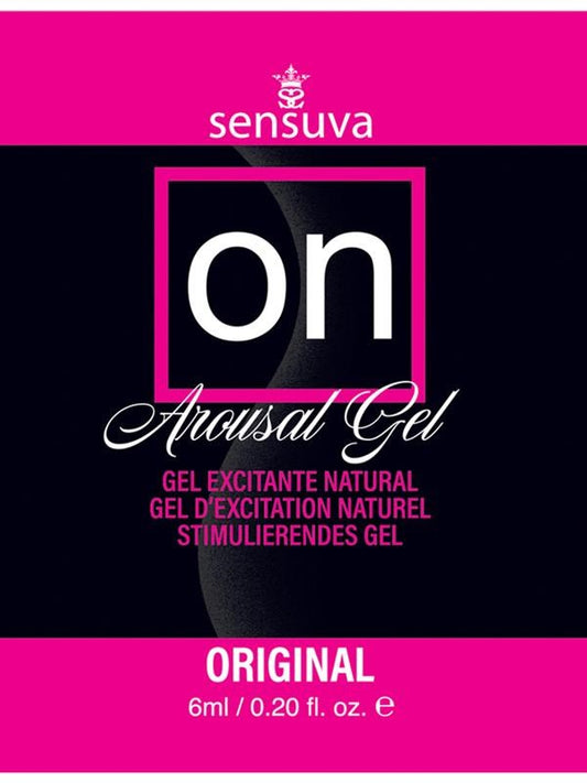 Sensuva On Original Arousal Massage Gel 6ml Single Use Packet