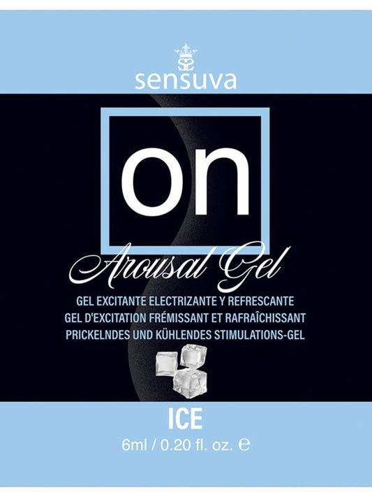 Sensuva On Ice Arousal Adult Gel 6ml Single Use Packet