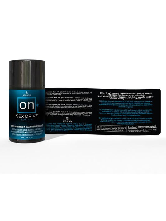 Sensuva On Sex Drive Performance Maximizer Gel For Him 50ml
