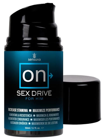 On Sex Drive 1.7 fl. oz. Bottle Delay Spray by Sensuva On - Delay and Excite Sprays