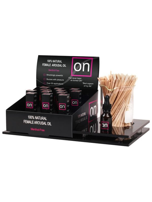 Sensuva On Original Arousal Oil 5ml Small Box 12 Piece Tester Display