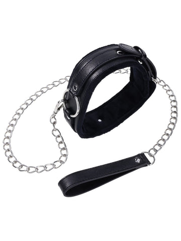 Sex and Mischief Shadow Collar and Leash by Sportsheets - Collars and Leads