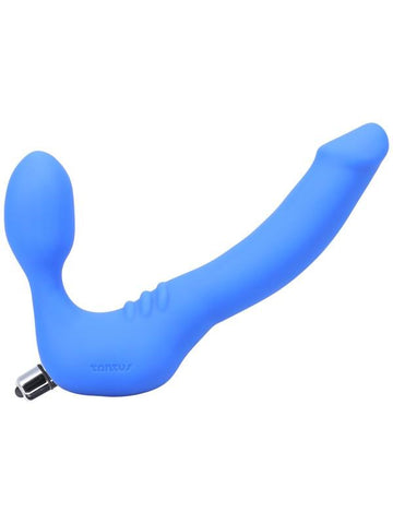 Strapless Slim Vibrating Double Ender by Tantus - Vibrating Dildos