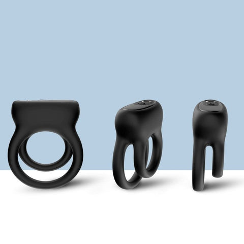 Wireless Double Vibrating Mens Cock Ring by BDStyle - Vibrating Cock Rings