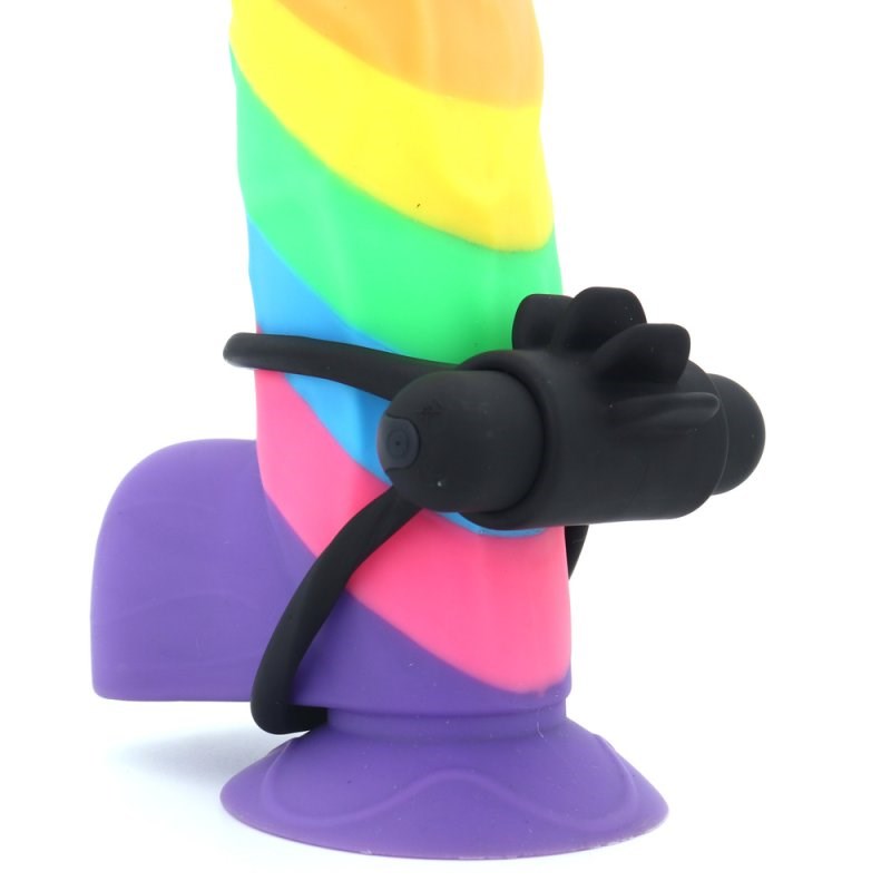 X-Men Clitoris Stimulating Silicone Vibrating Cock Ring - Vibrating Cock Rings