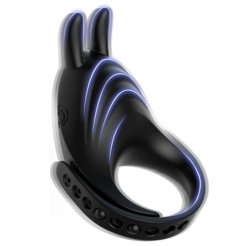 Wireless Adjustable Silicone Vibrating Cock Ring - Vibrating Cock Rings