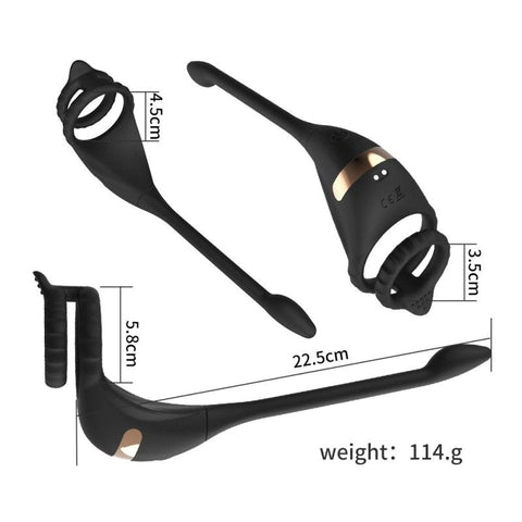 Multi Function Wireless Dragon Knight Male Cock Ring With - Vibrating Cock Rings