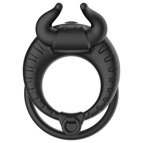 OX Horn 10 Functions Vibrating Cock Ring by BDStyle - Vibrating Cock Rings