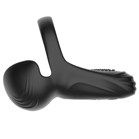 Hoden Trinity Silicone Cock Ring with Taint Stimulator - Vibrating Cock Rings